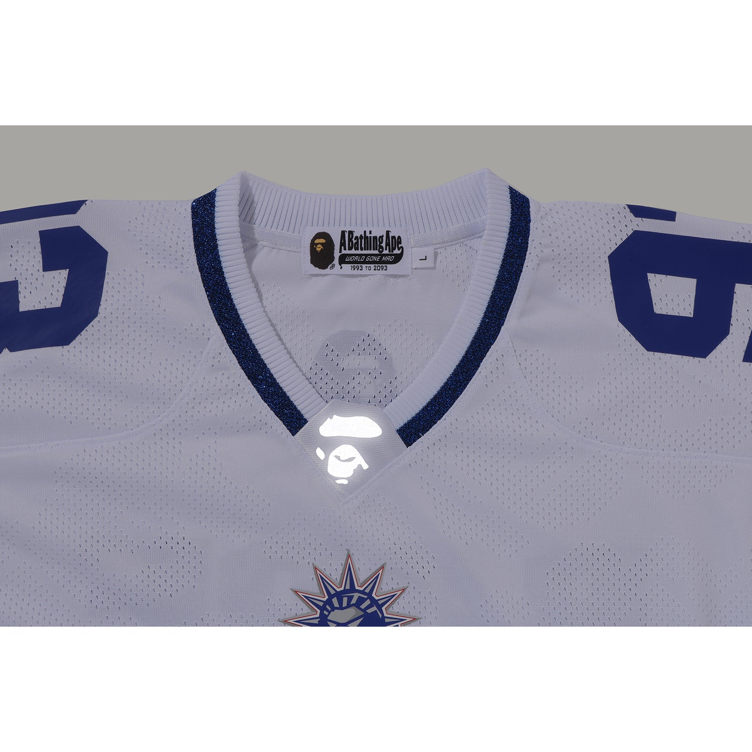 SOLID CAMO JACQUARD MESH CROPPED FIT FOOTBALL JERSEY MENS