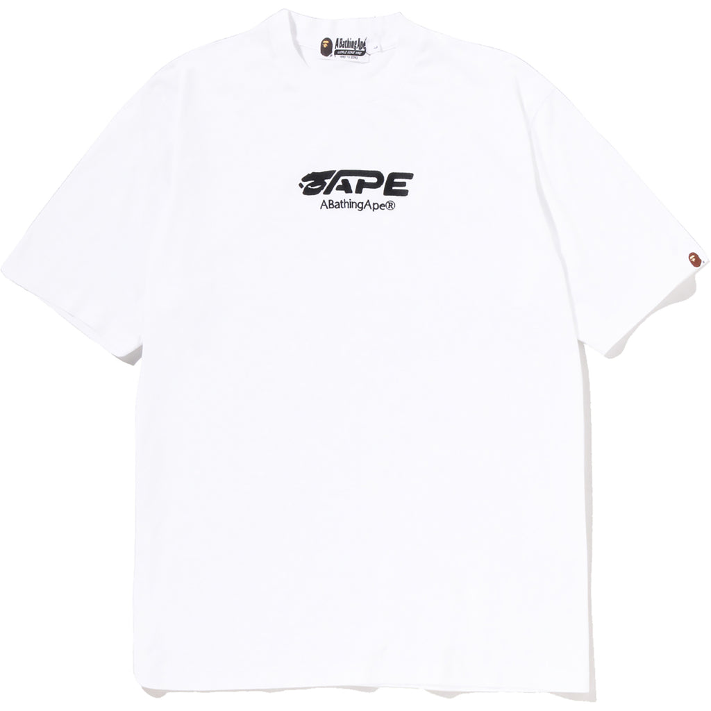 APE FACE LOGO SHRUNK FIT TEE MENS