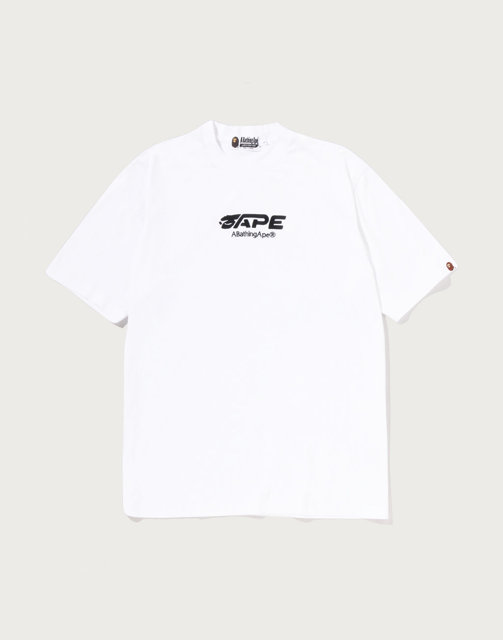 APE FACE LOGO SHRUNK FIT TEE MENS