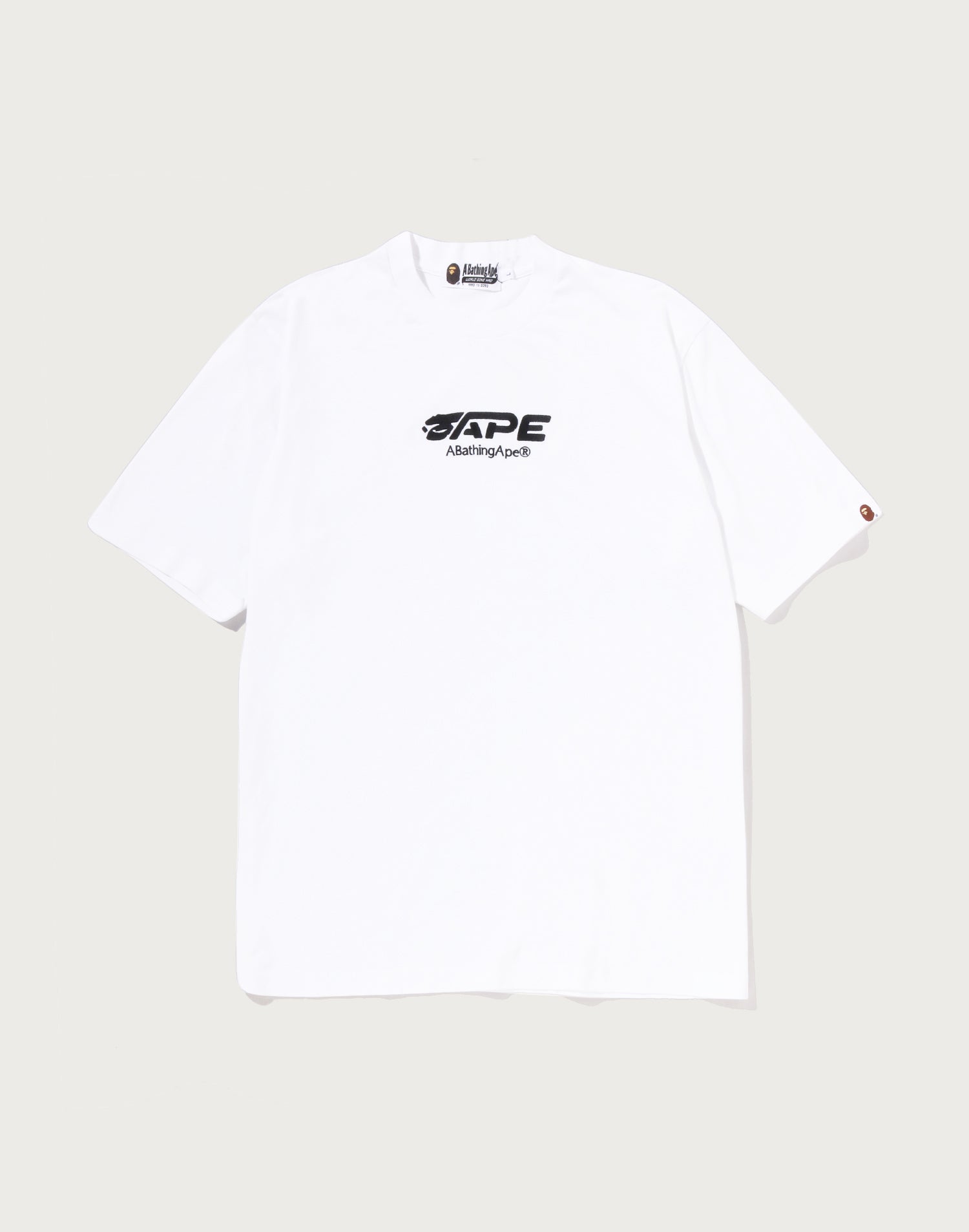 APE FACE LOGO SHRUNK FIT TEE MENS