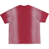 BLEACHED MULTI APE HEAD LOGO RELAXED FIT TEE MENS