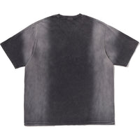 BLEACHED MULTI APE HEAD LOGO RELAXED FIT TEE MENS