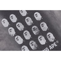 BLEACHED MULTI APE HEAD LOGO RELAXED FIT TEE MENS