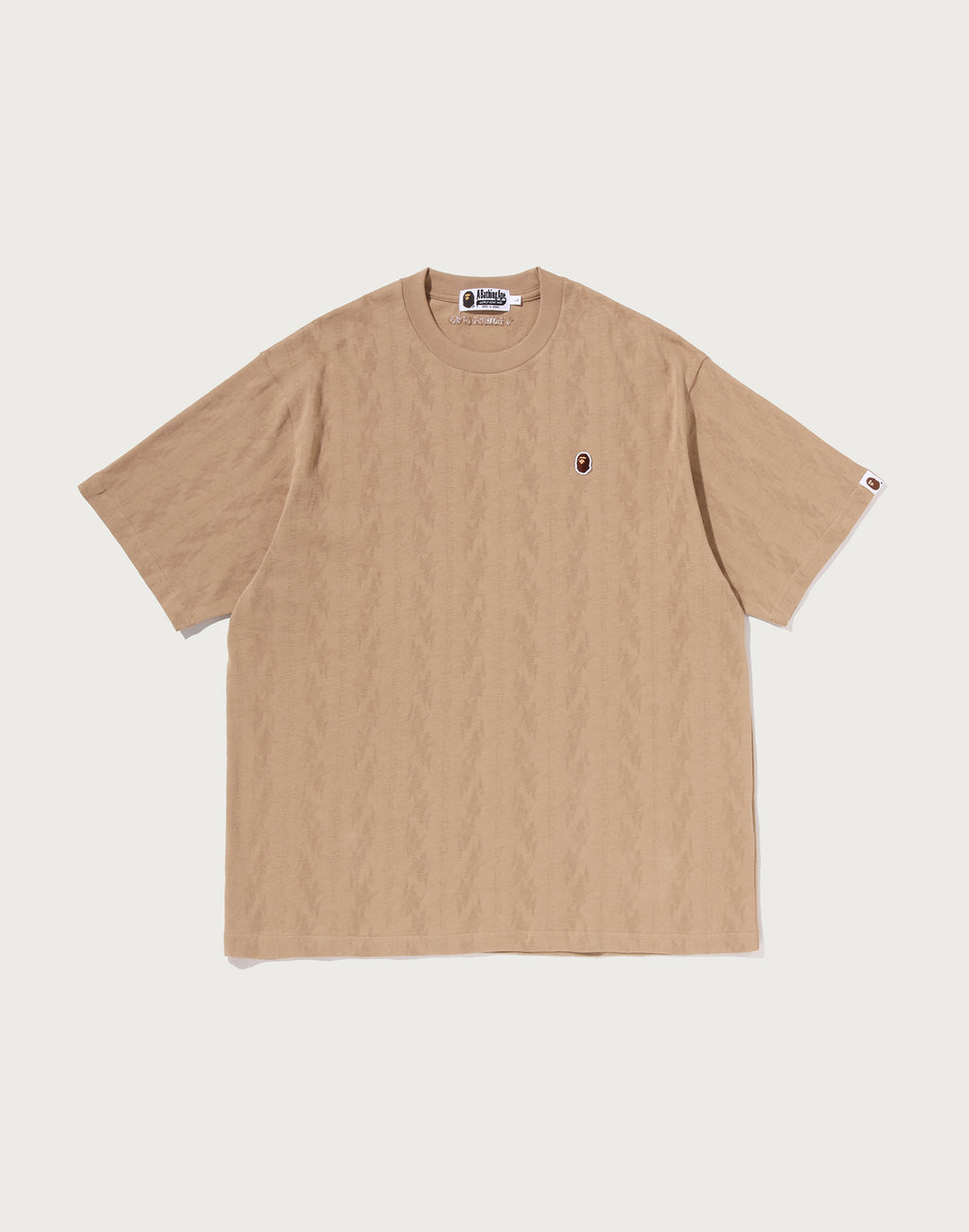 STA PATTERN JACQUARD ONE POINT RELAXED FIT TEE MENS