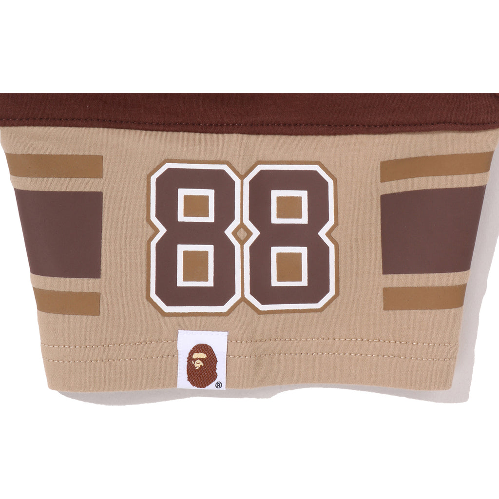 MULTI LOGO FOOTBALL BOXY CROPPED TEE LADIES