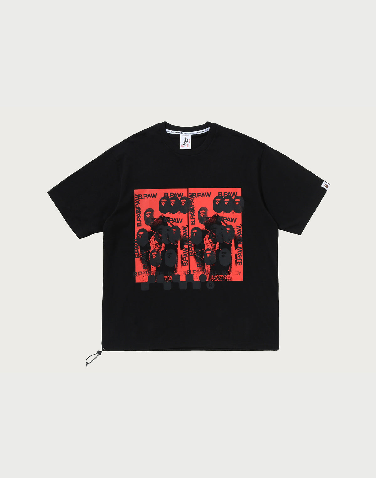 BAPE BY KAZUKI KURAISHI MULTI APE HEAD TEE MENS
