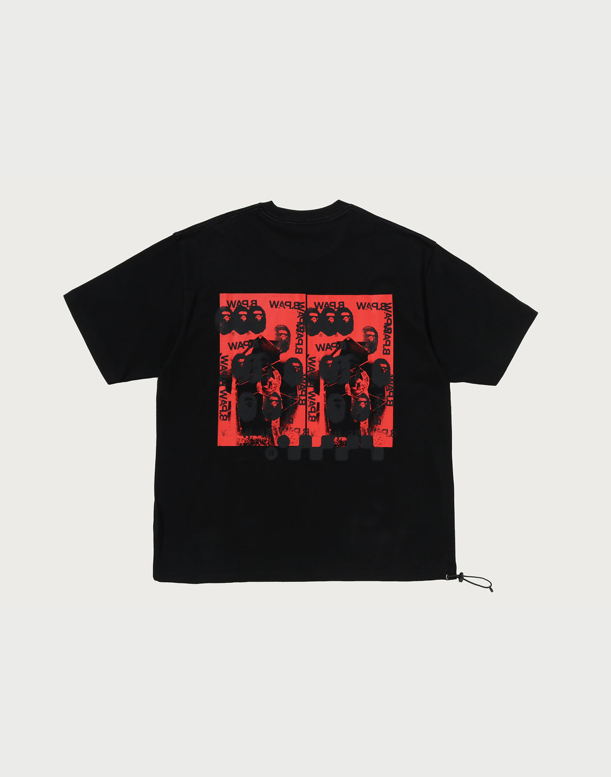 BAPE BY KAZUKI KURAISHI MULTI APE HEAD TEE MENS