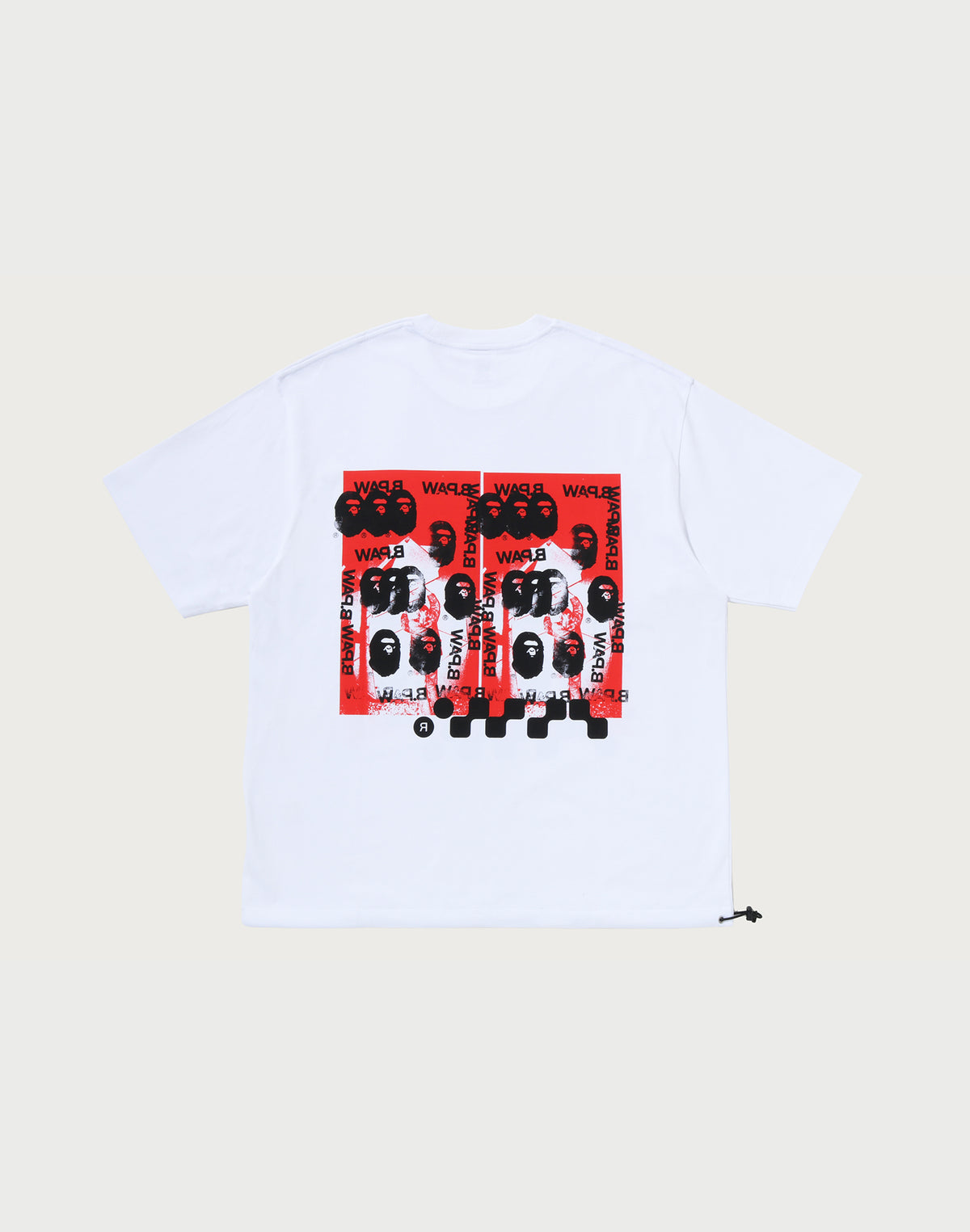 BAPE BY KAZUKI KURAISHI MULTI APE HEAD TEE MENS