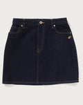 APE HEAD EMBROIDERY 12 OZ DENIM SKIRT LADIES