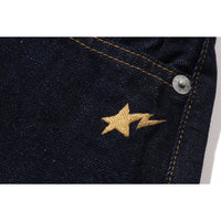 APE HEAD EMBROIDERY 12 OZ DENIM SKIRT LADIES