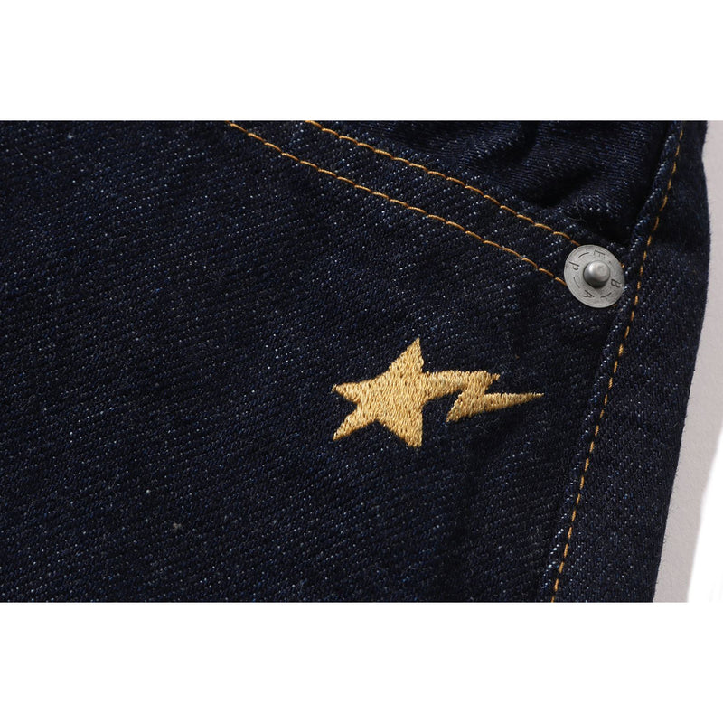 APE HEAD EMBROIDERY 12 OZ DENIM SKIRT LADIES