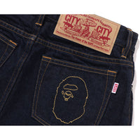 APE HEAD EMBROIDERY 12 OZ DENIM SKIRT LADIES