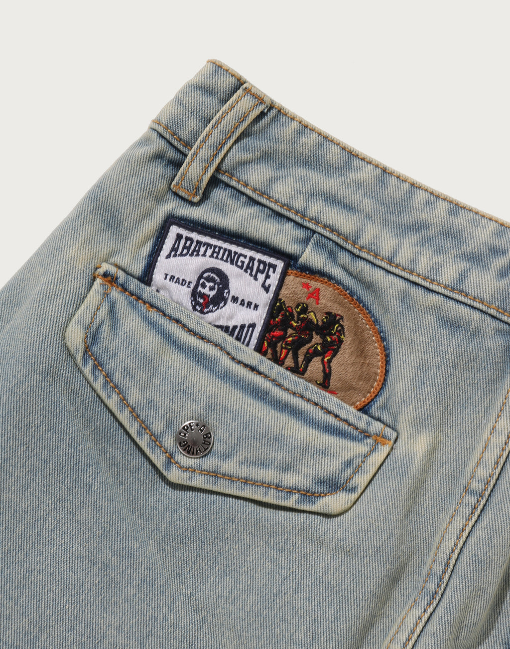 MULTI LOGO DENIM SKIRT LADIES