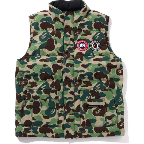 Canada goose sales camo vest mens