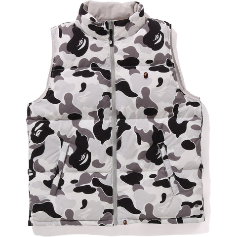 ABC CAMO REVERSIBLE DOWN VEST MENS | us.bape.com