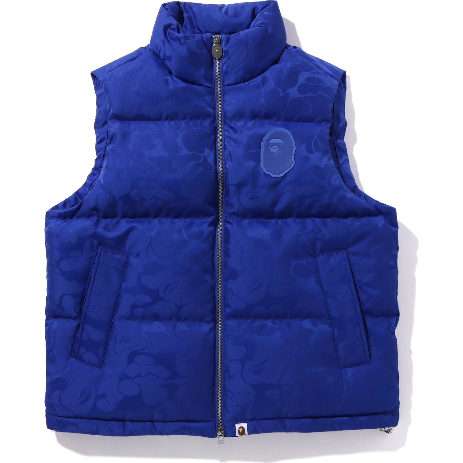 TONAL SOLID CAMO PUFFER DOWN VEST MENS – us.bape.com