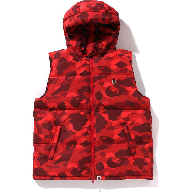 COLOR CAMO DOWN VEST MENS