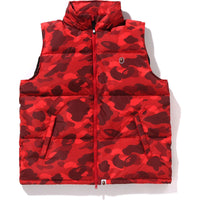 COLOR CAMO DOWN VEST MENS