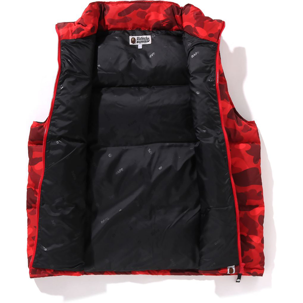 COLOR CAMO DOWN VEST MENS