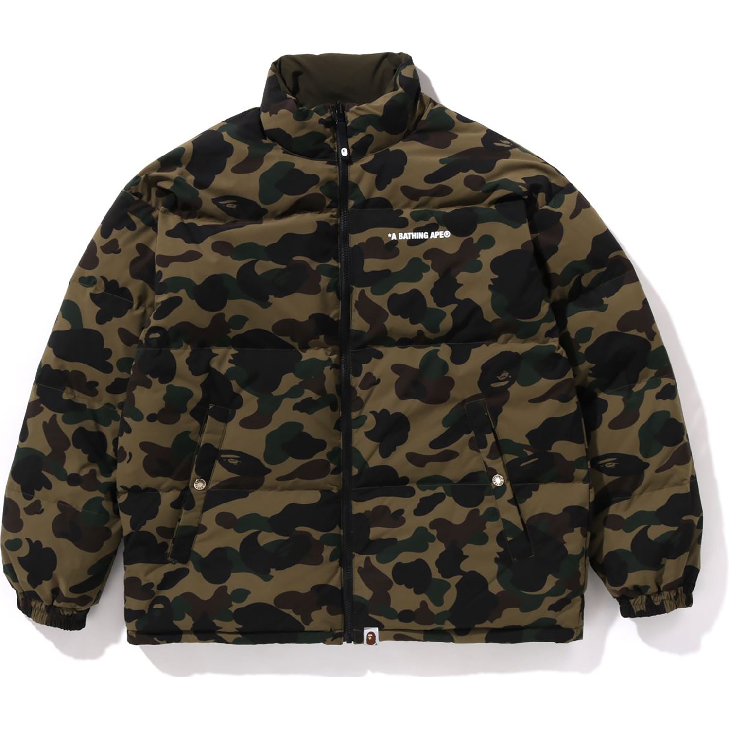 1ST CAMO REVERSIBLE DOWN JACKET MENS – us.bape.com