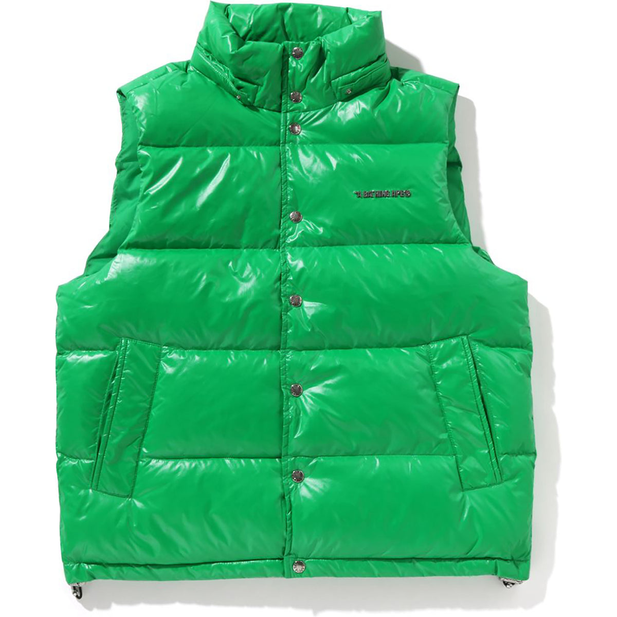 LINE CAMO DEBOSSED NYLON DOWN VEST MENS