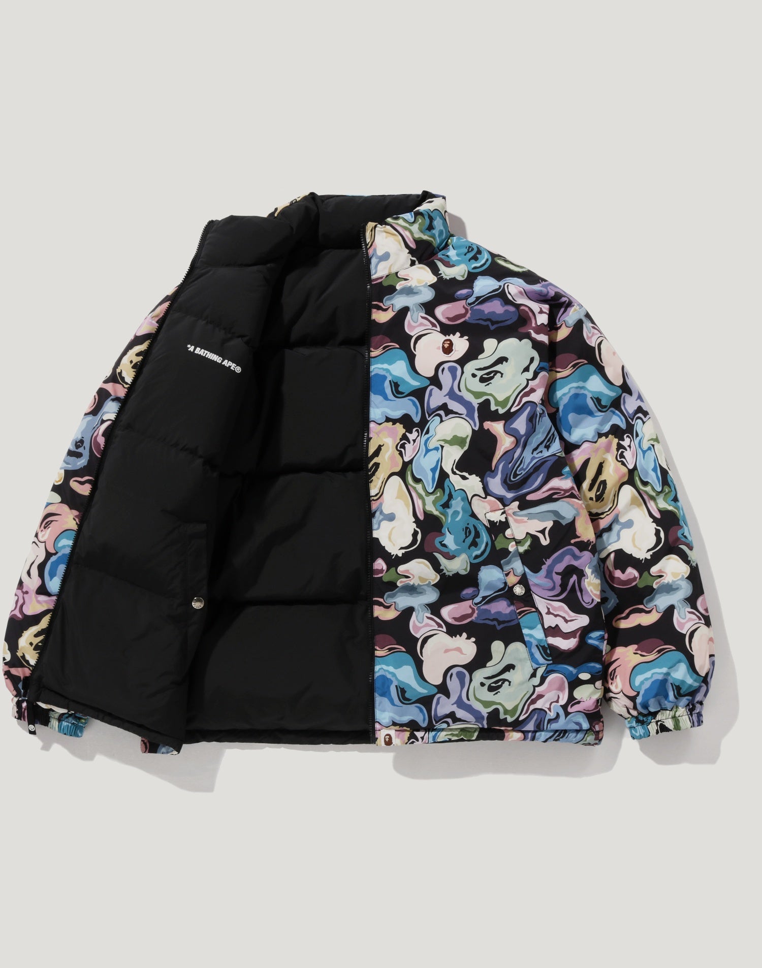 ART CAMO REVERSIBLE DOWN JACKET MENS