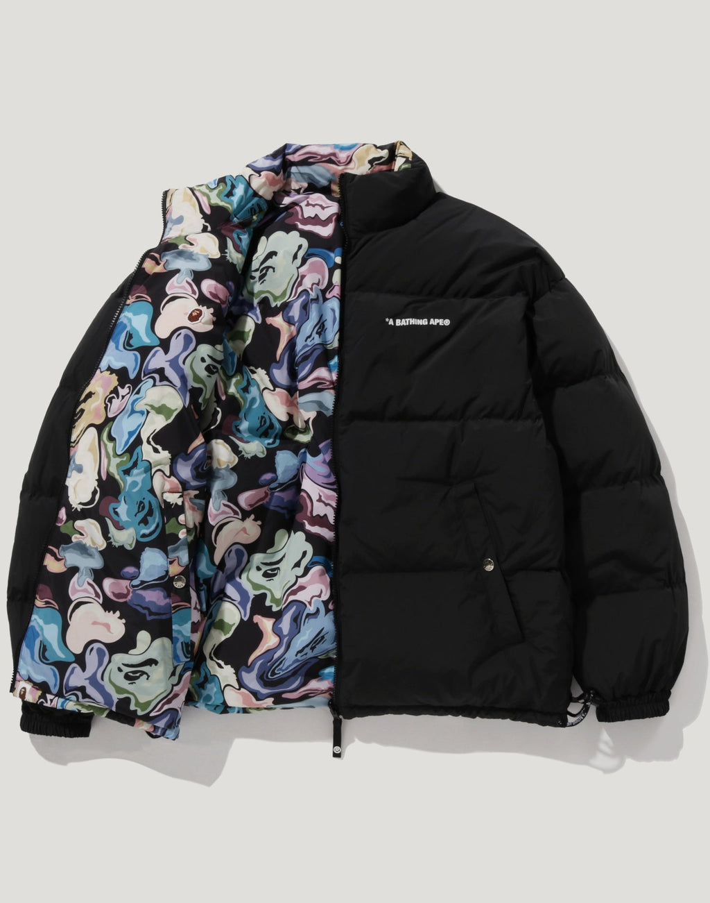 ART CAMO REVERSIBLE DOWN JACKET MENS