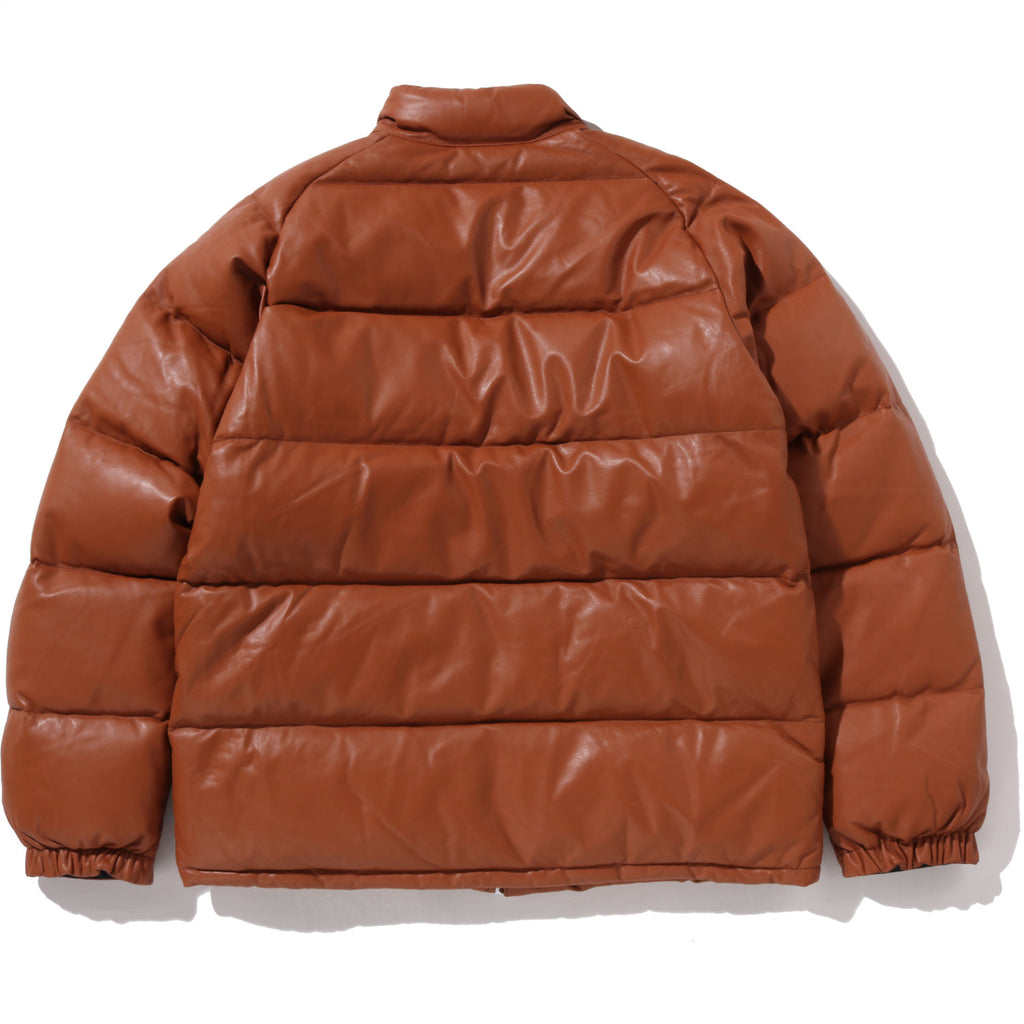 LEATHER CLASSIC DOWN JACKET MENS