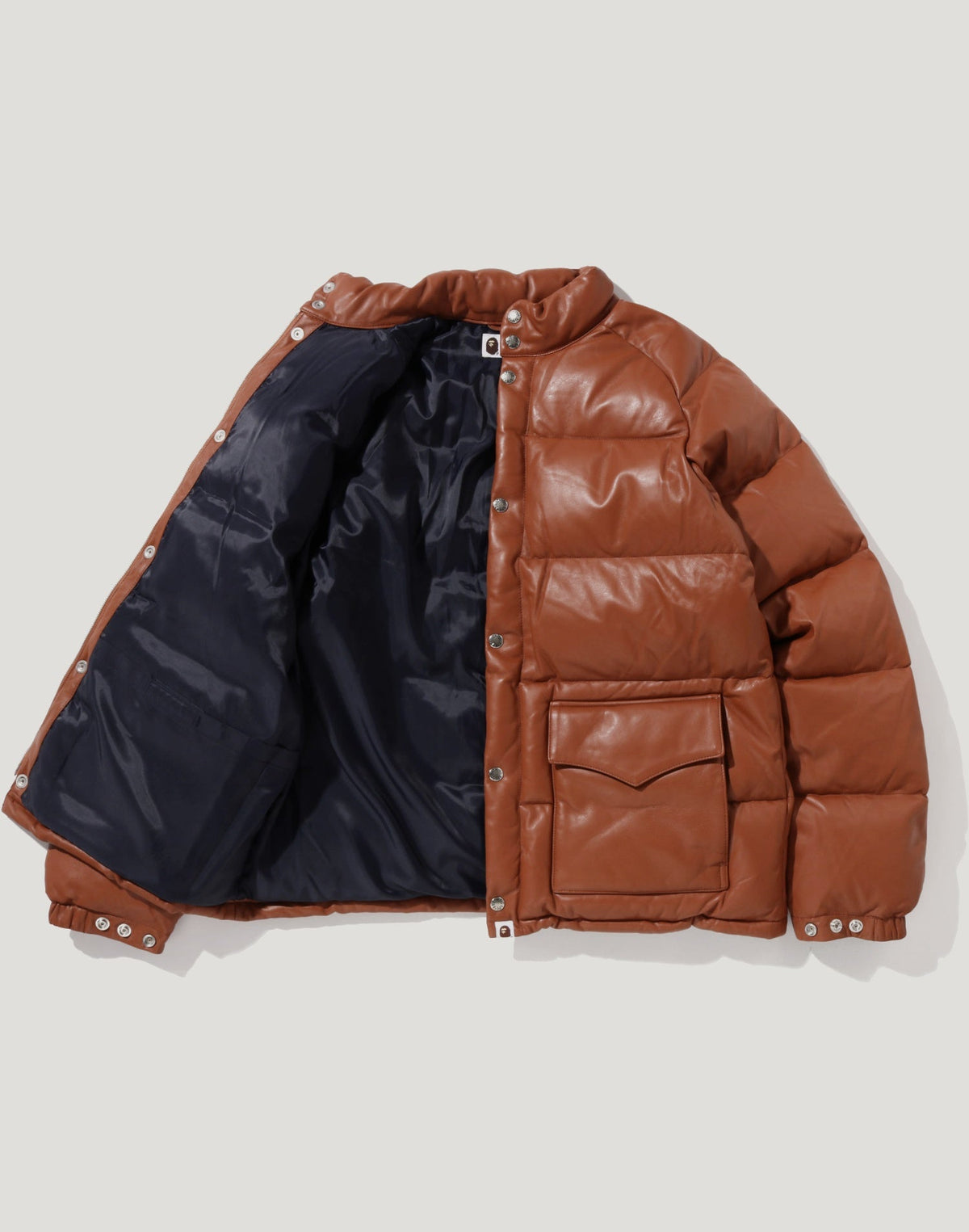 LEATHER CLASSIC DOWN JACKET MENS