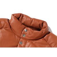 LEATHER CLASSIC DOWN JACKET MENS