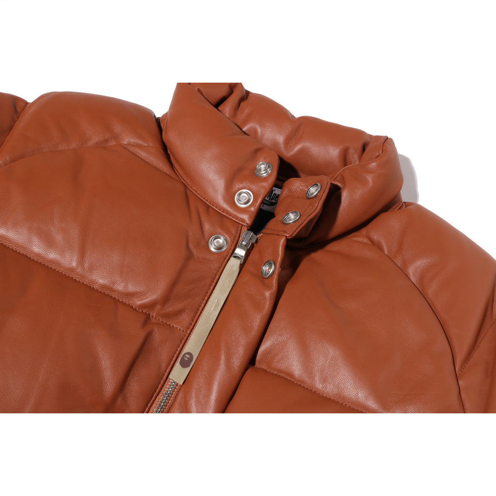 LEATHER CLASSIC DOWN JACKET MENS