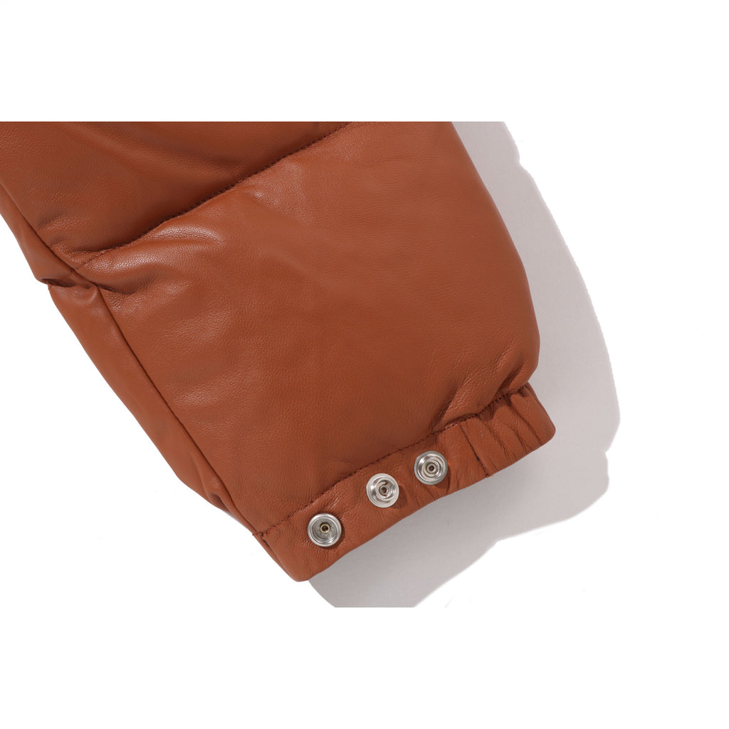 LEATHER CLASSIC DOWN JACKET MENS