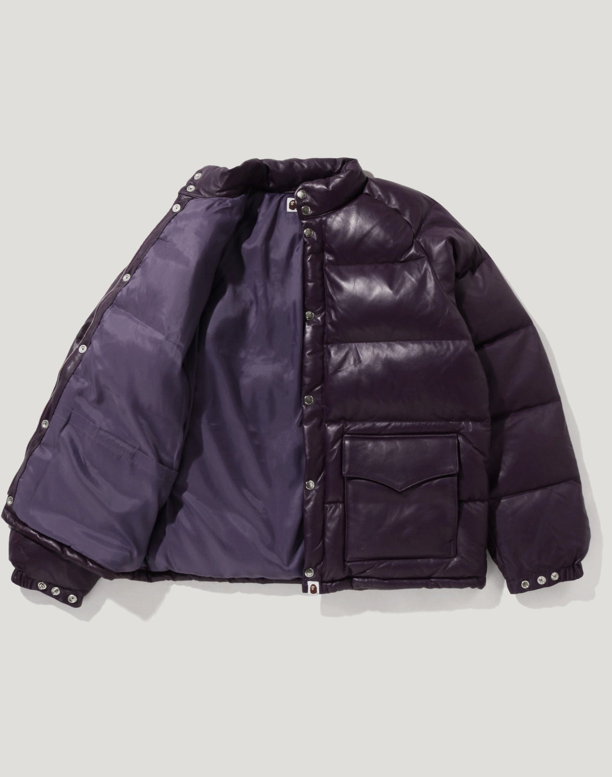 LEATHER CLASSIC DOWN JACKET MENS