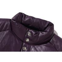 LEATHER CLASSIC DOWN JACKET MENS