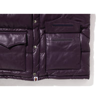 LEATHER CLASSIC DOWN JACKET MENS