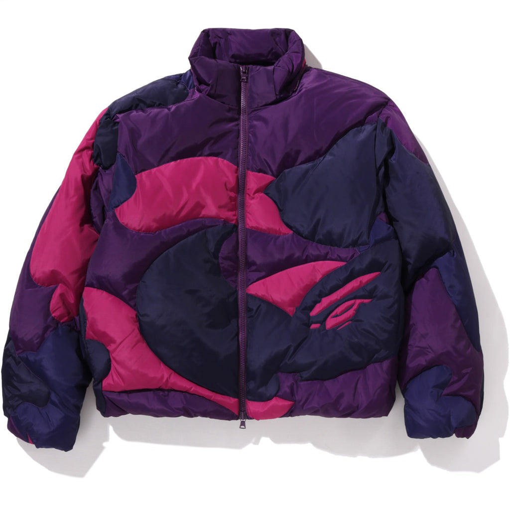 MEGA COLOR CAMO QUILTED DOWN JACKET MENS