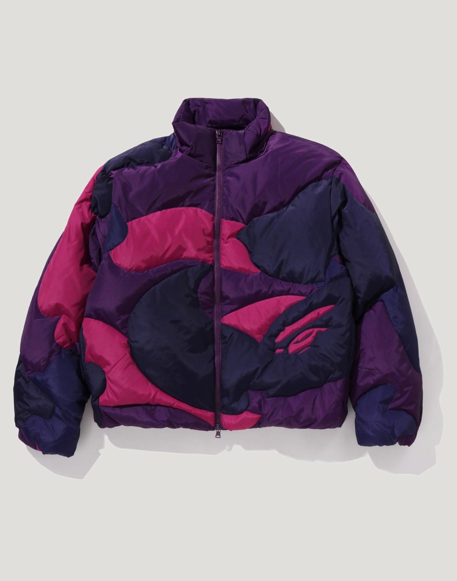 MEGA COLOR CAMO QUILTED DOWN JACKET MENS