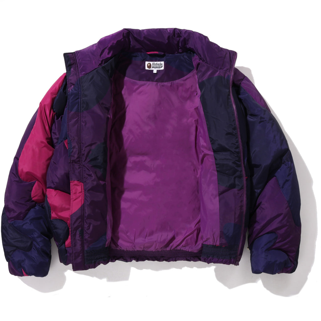 MEGA COLOR CAMO QUILTED DOWN JACKET MENS