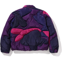 MEGA COLOR CAMO QUILTED DOWN JACKET MENS
