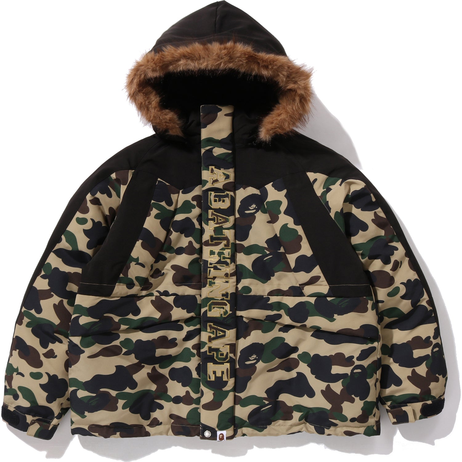 A Bathing Ape FW2025 Men's 1ST Camo Snowboard Down Jacket | BAPE
