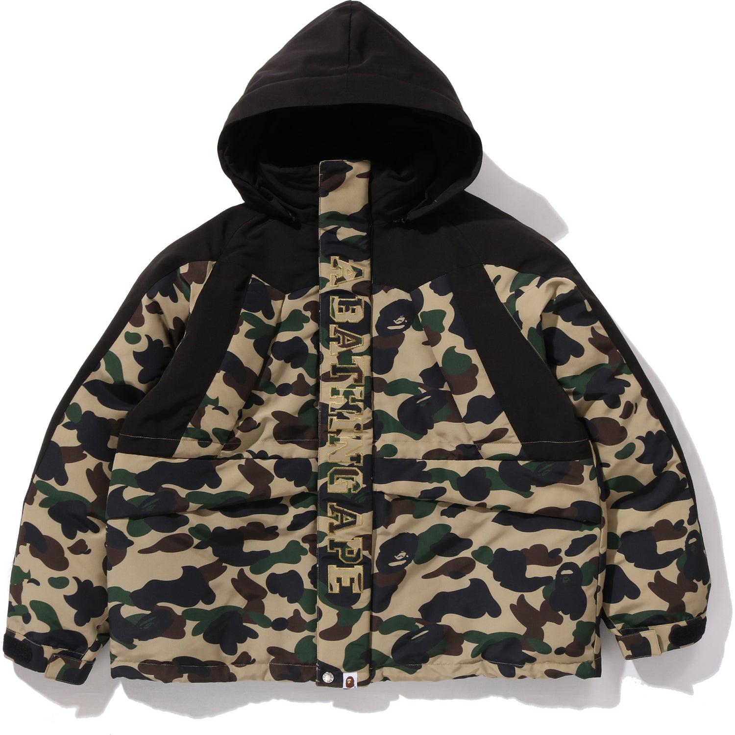 A Bathing Ape FW2025 Men's 1ST Camo Snowboard Down Jacket | BAPE