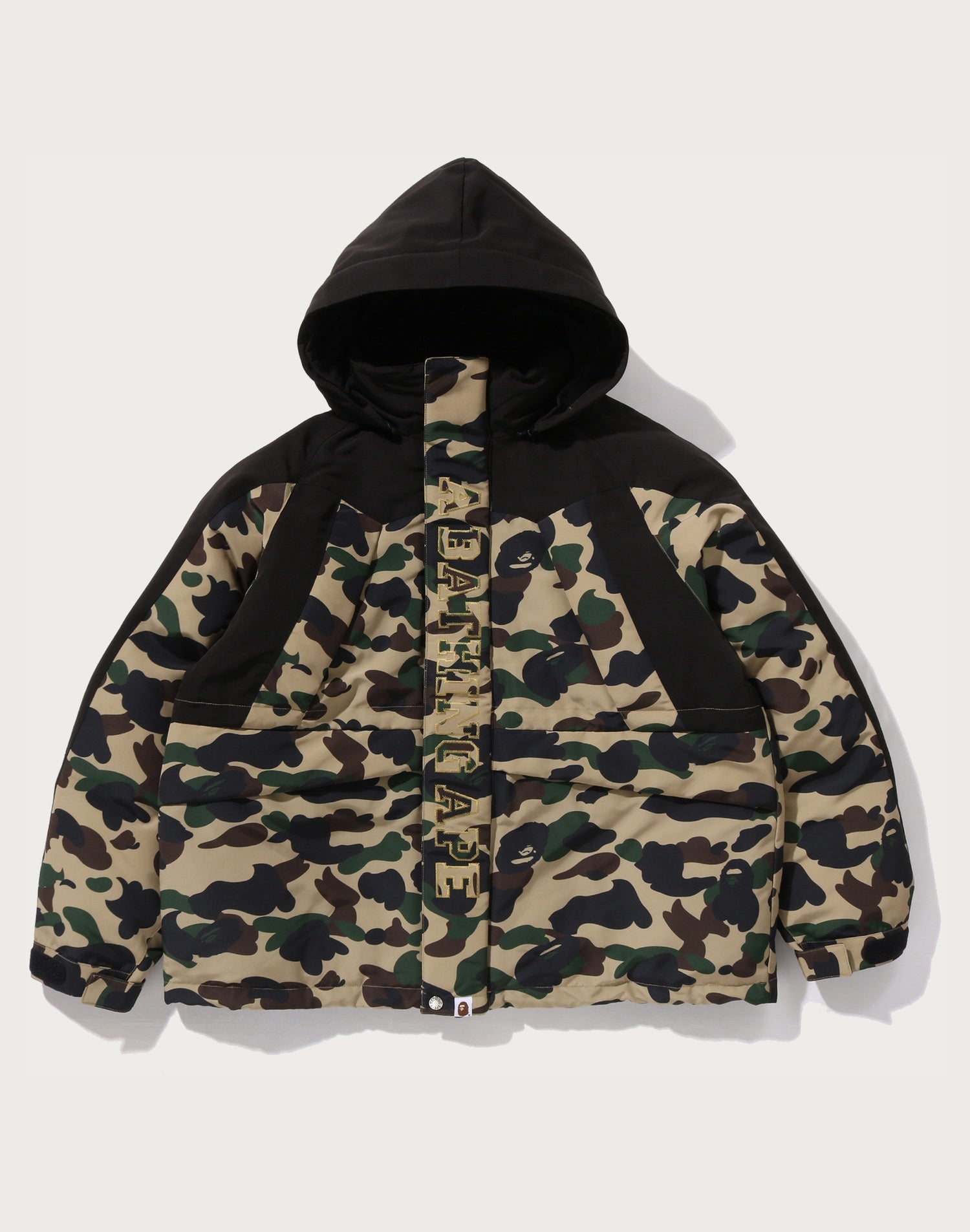 A Bathing Ape FW2025 Men's 1ST Camo Snowboard Down Jacket | BAPE