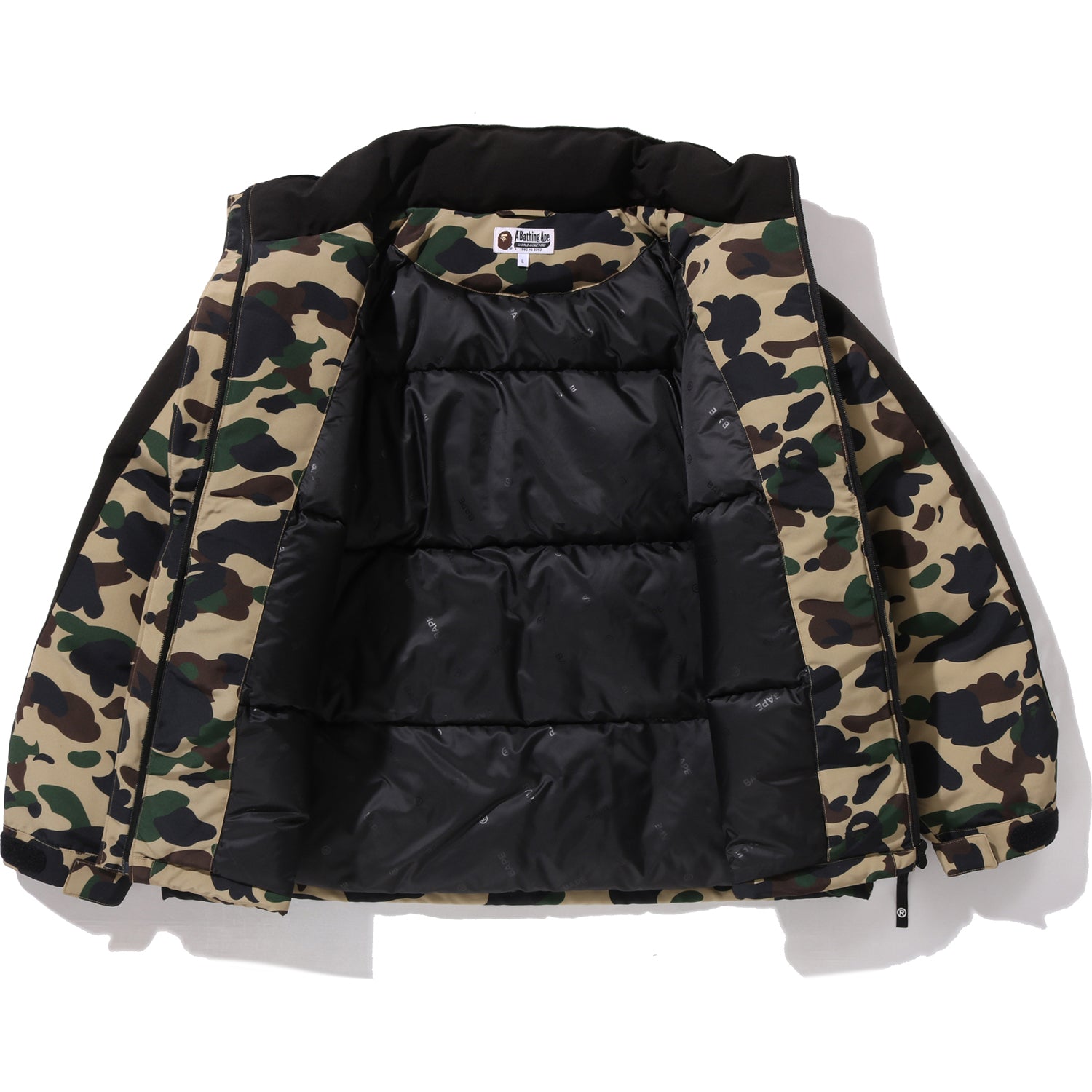 A Bathing Ape FW2025 Men's 1ST Camo Snowboard Down Jacket | BAPE