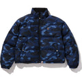 COLOR CAMO REVERSIBLE DOWN JACKET LADIES
