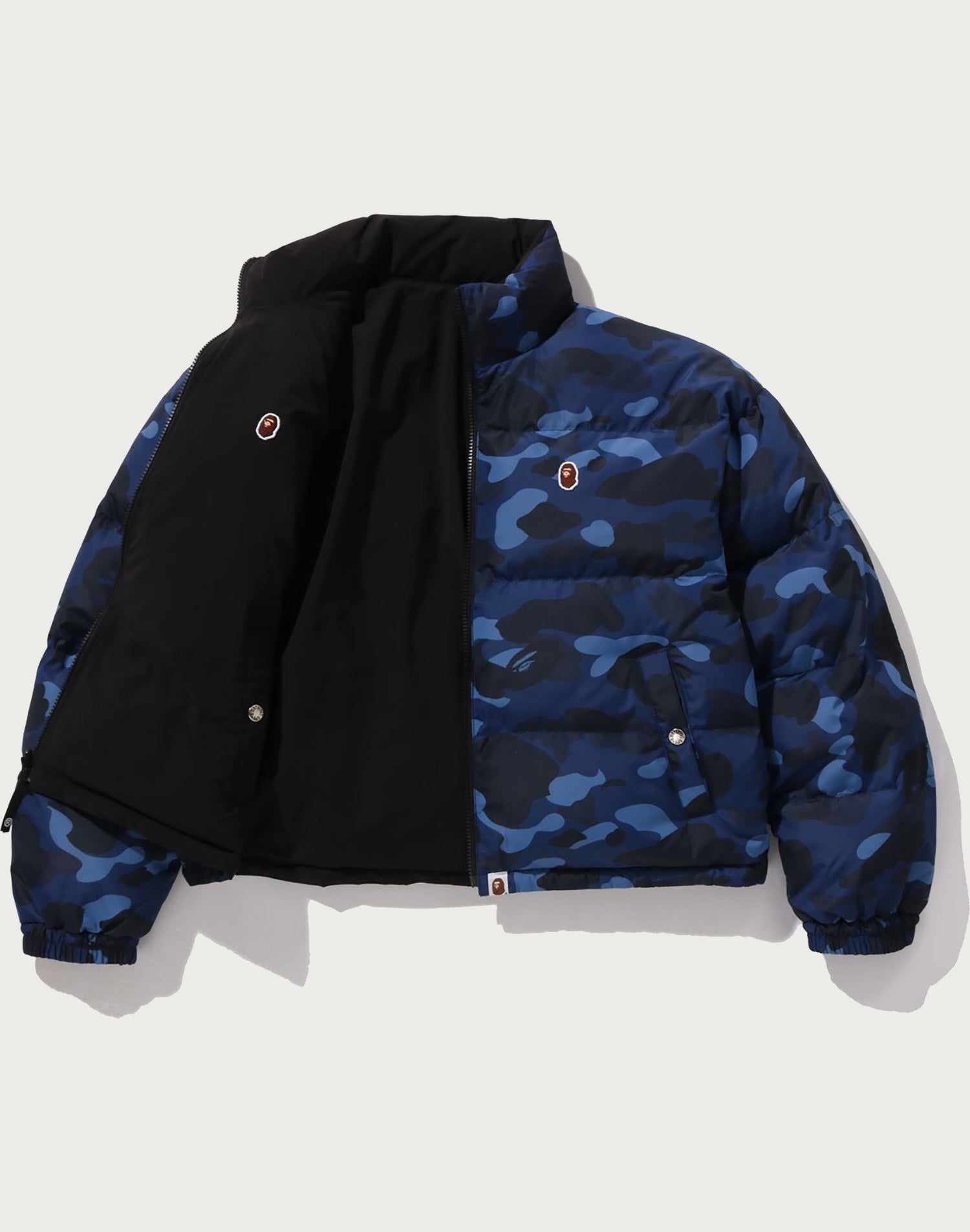 COLOR CAMO REVERSIBLE DOWN JACKET LADIES