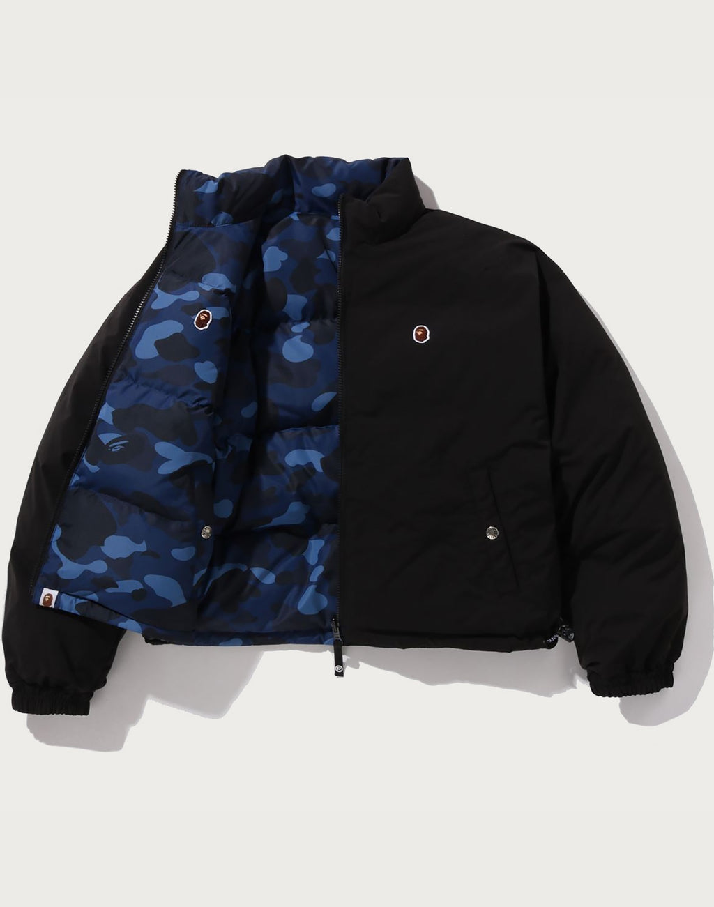 COLOR CAMO REVERSIBLE DOWN JACKET LADIES