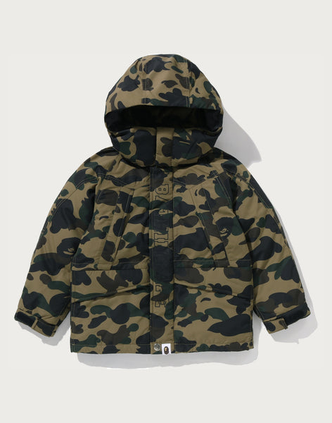 1ST CAMO SNOWBOARD DOWN JACKET KIDS – us.bape.com