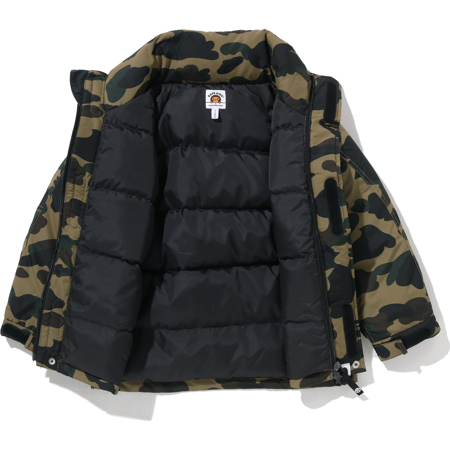 1ST CAMO SNOWBOARD DOWN JACKET KIDS – us.bape.com