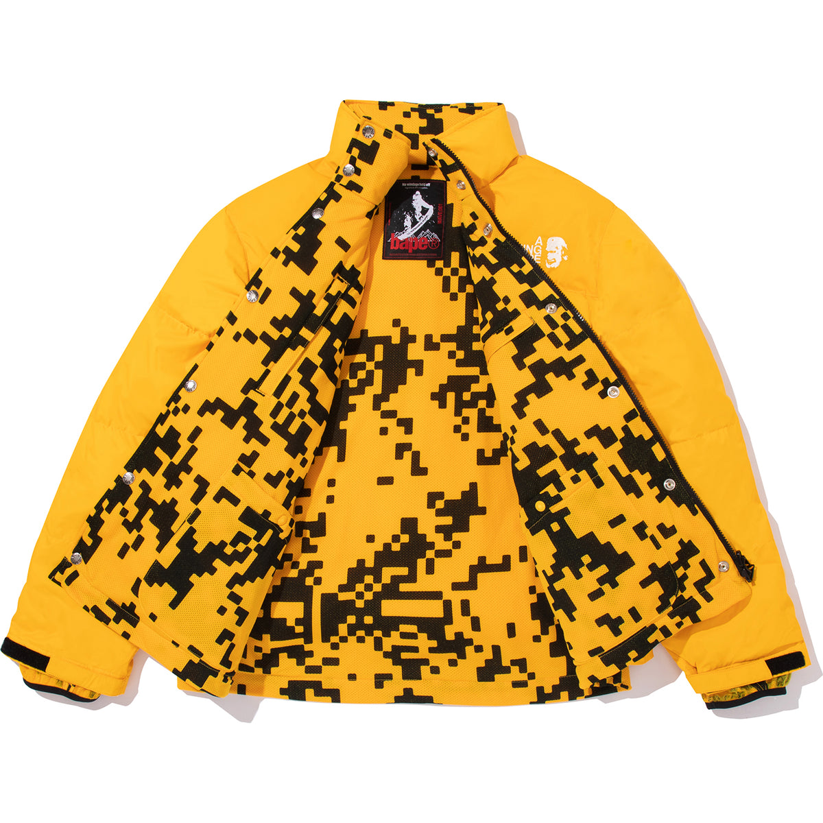 BAPE BY KAZUKI KURAISHI UAP CAMO REVERSIBLE DOWN JACKET MENS