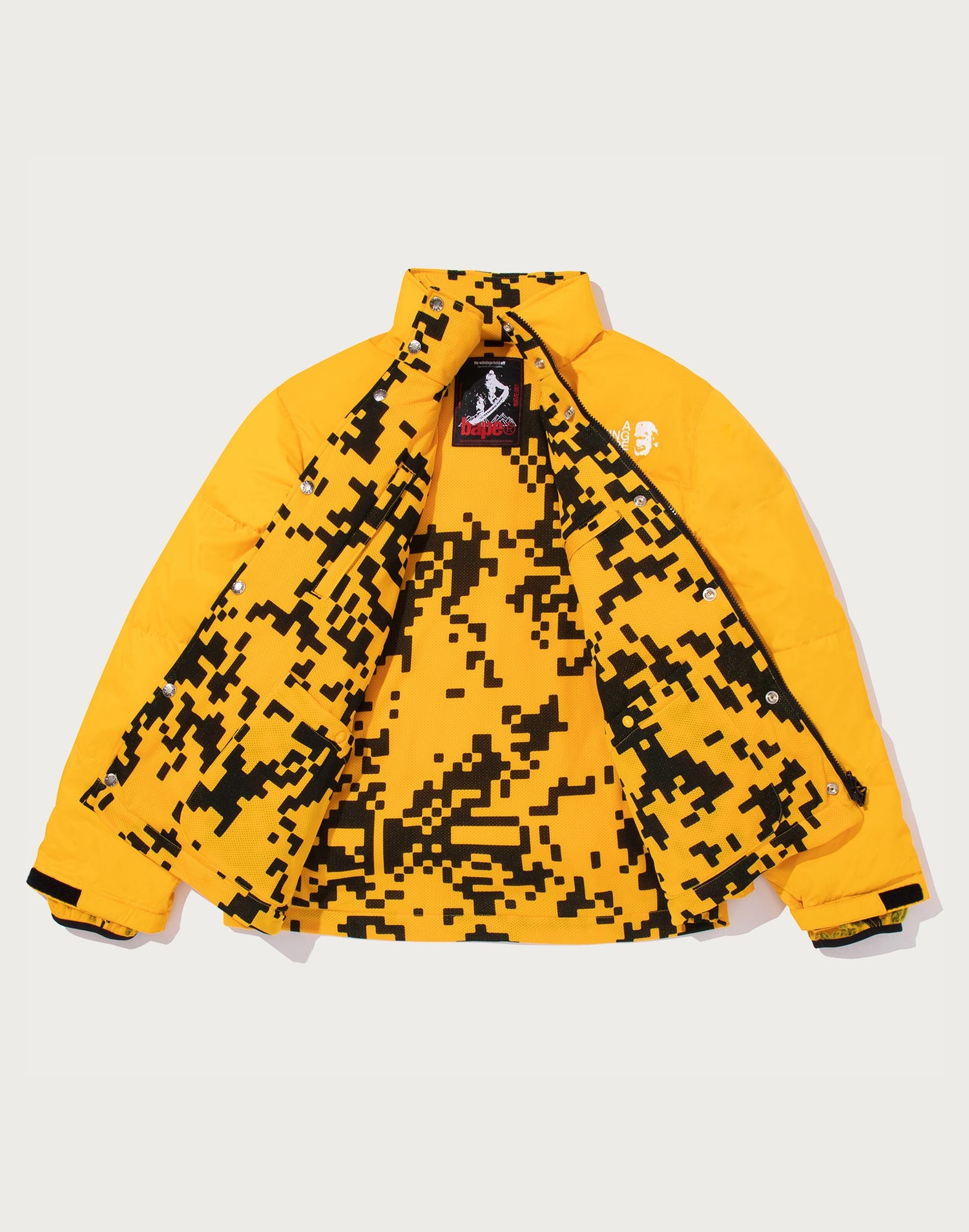 BAPE BY KAZUKI KURAISHI UAP CAMO REVERSIBLE DOWN JACKET MENS